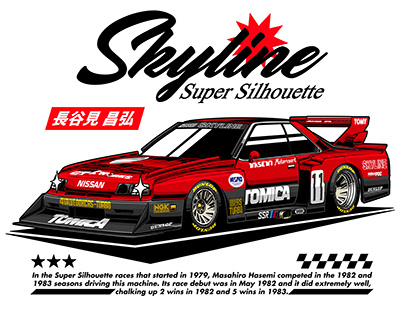 Masahiro Hasemi Nissan Skyline R30 Super Silhouette