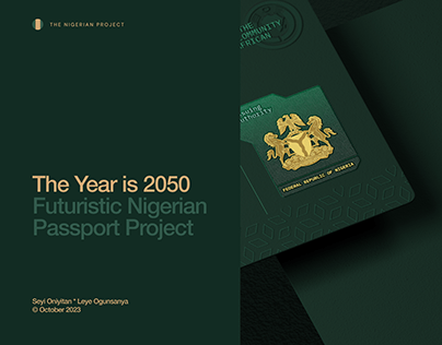 The Year is 2050 - Passport Design