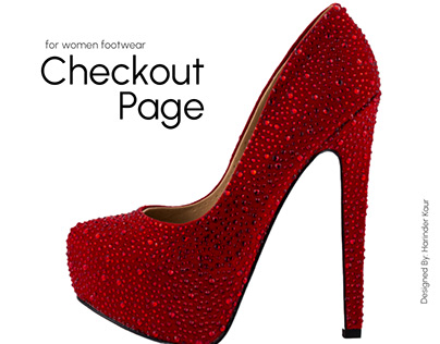 Checkout Page Design for Women Footwear