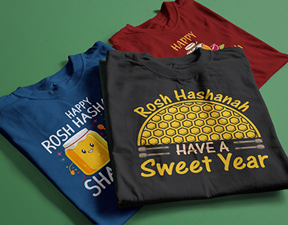 Project thumbnail - This is My Trendy Rosh Hashanah T-Shirt Design