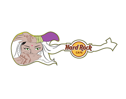 Concept art of the Pin for the Hard Rock Cafè contest