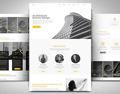 Architecture Agency website design