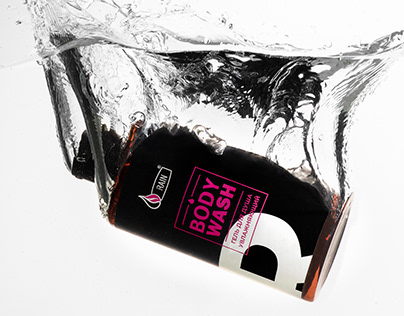 Body wash product photography