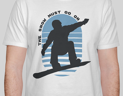 Snowboarding Pun T-shirt Design