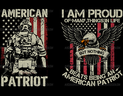 Patriot t-shirt design.