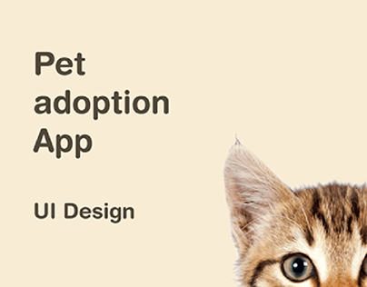 UI Design- Pet Adoption App