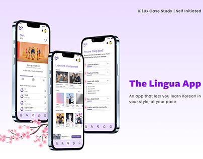 Project thumbnail - Lingua app - Learning Korean in your style