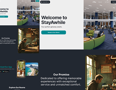 Project thumbnail - luxurious hotel experience landing page