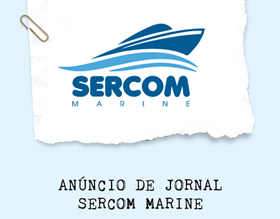 Anúncio de Jornal - Sercom Marine