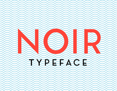 NOIR // Free Font