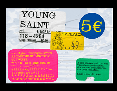 YOUNG SAINT TYPEFACE - (C) LOUIS GHERARDI 2019