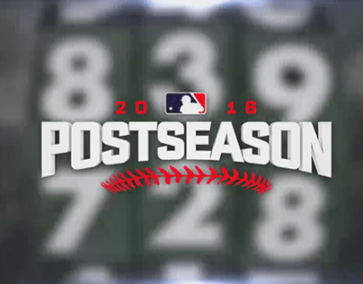 "Numbers"- 2016 MLB Postseason Promotional Campaign