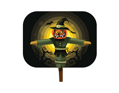 Halloween Scarecrow Character