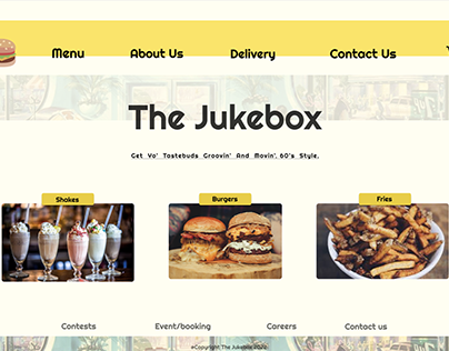 Jukebox 60's website redesign