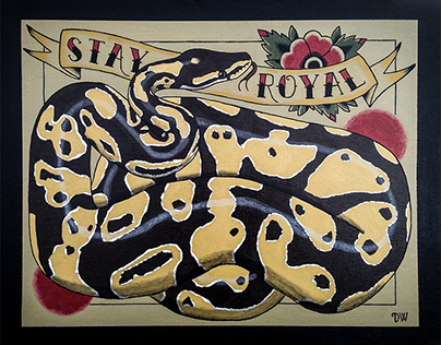 "Stay Royal Python"