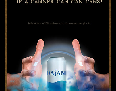Dasani canned water ad
