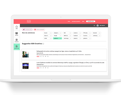 SOS Creatives - Web monitoring app plateform