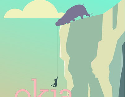 'Okja' film için afiş tasarımı
