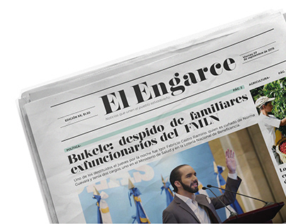El Engarce-Newspaper Design