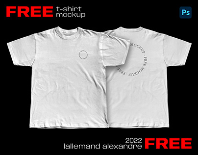 4K FREE T-Shirt Mockup Template