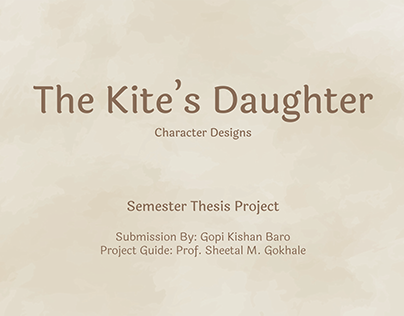 The Kite's Daughter - Character Designs