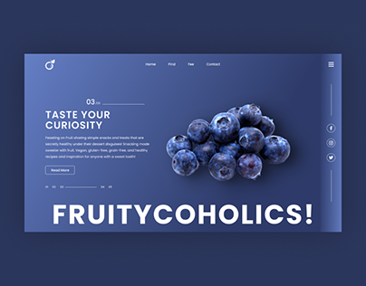 Designing a Colorful Landing Page for a Fruit Shop