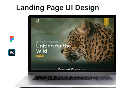 WildSphere Landing Page UI Design