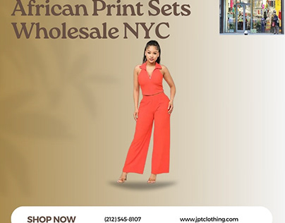 African Print Sets Wholesale NYC
