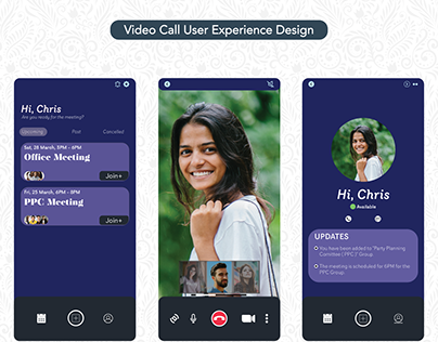 Video Call User Experience Design | HCI Designs