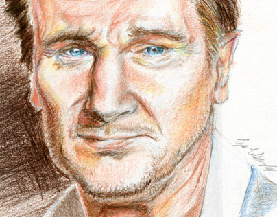 Liam Neeson Celebrity Portrait