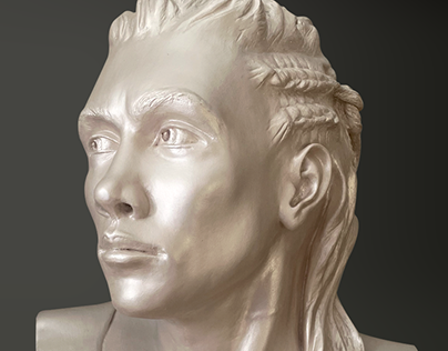 Final Sculpture - Nordic Woman