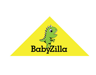 Desenho de logotipo e identidade visual. BabyZilla