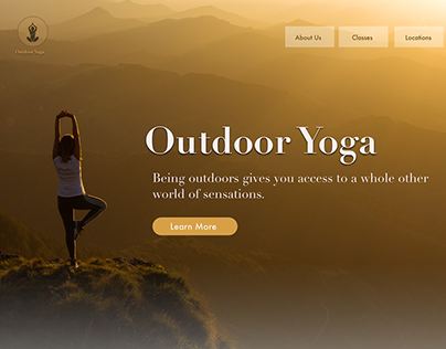 Yoga Landing Page Concept
