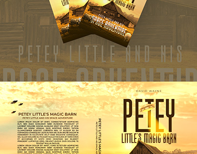 Petey little magic barn Book Cover Design