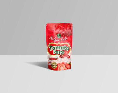 Tomato paste package design