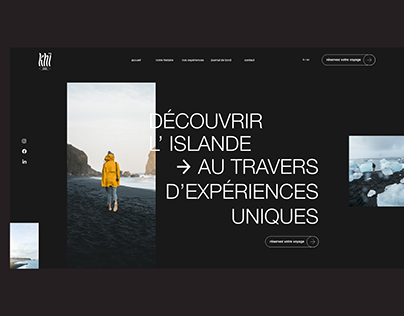 Iceland - Landing Page - Webdesign
