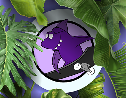 Purple Shark Logo Design