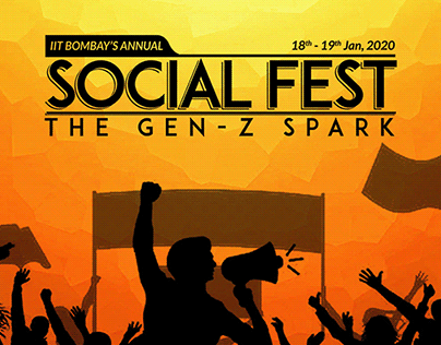 SOCIAL FESTIVAL EVENT POSTERS