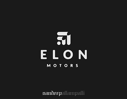 Elon motors logo concept design