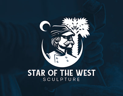 Star Of The West Sculpture logo design