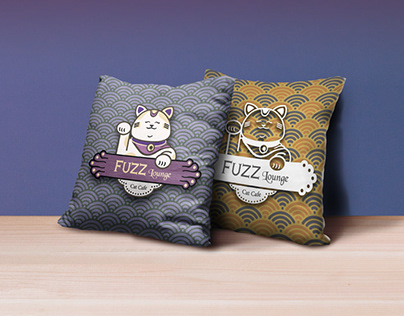 FUZZ Lounge (Cat Cafe) Logo Design
