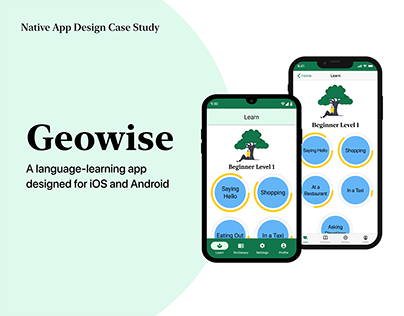 Language-Learning Native App UI Design