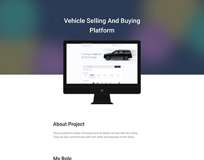Vehicle Selling Buying Platform