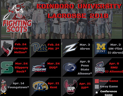 Edinboro Lacrosse Schedule