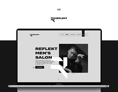 Reflekt Men's Salon Prague 7 - Complete Brand Identity