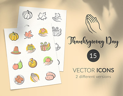 Thanksgiving Day Icons