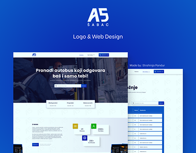 AS Šabac - Logo & Web Design (Personal Project)