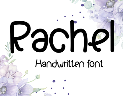 Rachel| Handwritten font