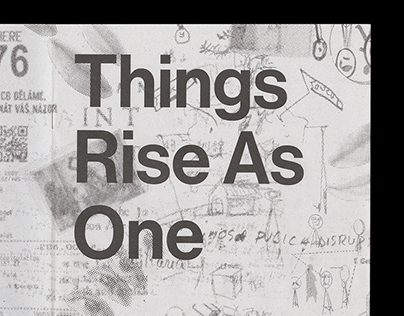Exhibition catalogue and design // "Things Rise As One"