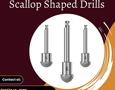 Scallop-Shaped Drills for Implant Placement